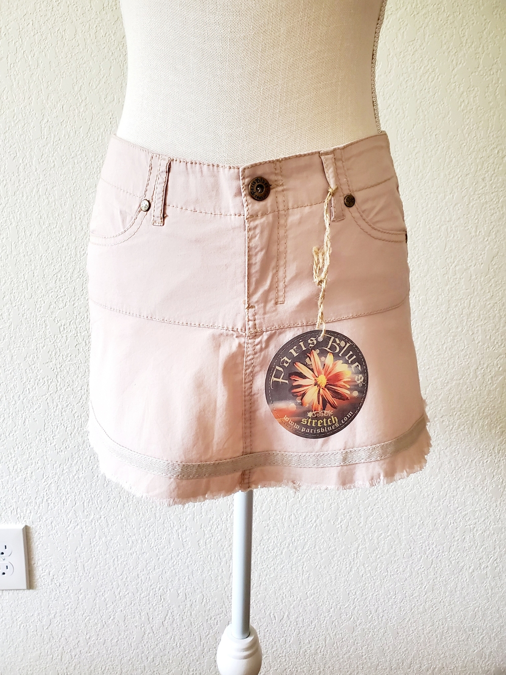 Paris Blues Khaki Mini Skirt